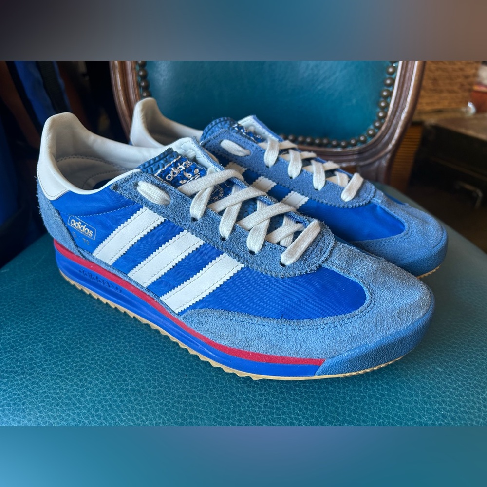 Adidas Blue Suede SL 72 Sneakers